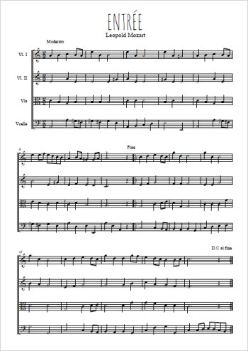 Téléchargez l'arrangement pour piano de la partition de Entrée en PDF